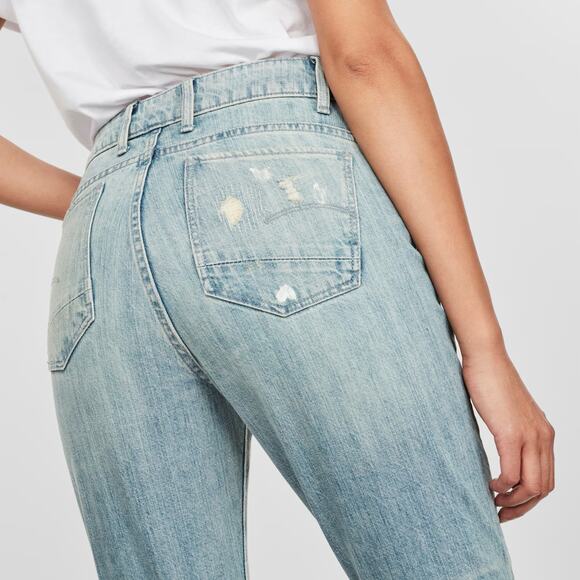 G-Star Raw Motac Deconstructed 3D High Rise Skinny Jean Light Wash Distressed 30 - Picture 3 of 16